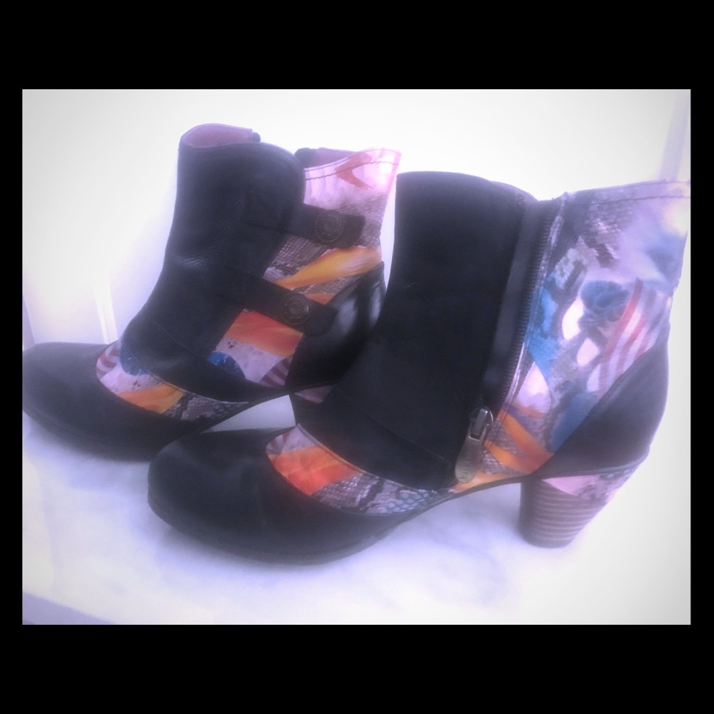 Boots bought in Paris and worn once